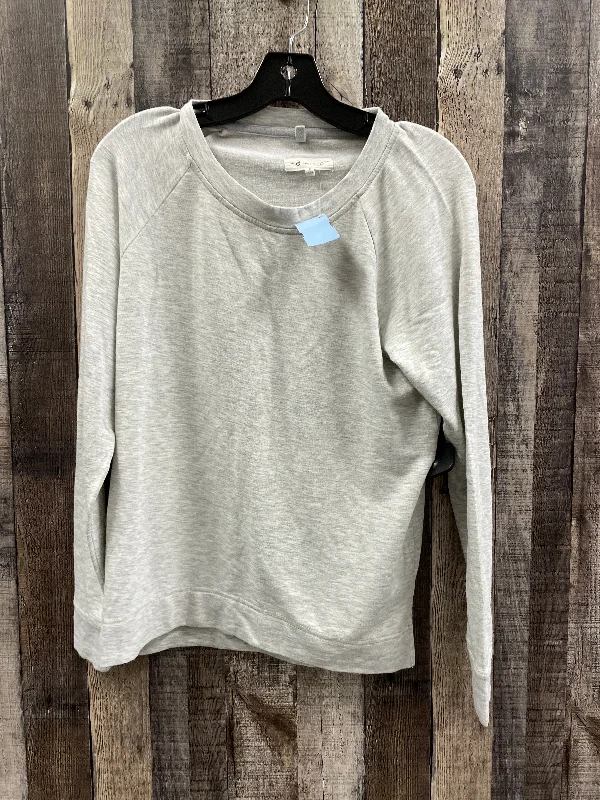 Top Long Sleeve By Lou And Grey In Grey, Size: S