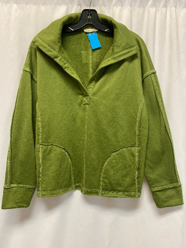 Top Long Sleeve By Clothes Mentor In Green, Size: M