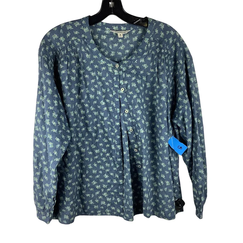 Top Long Sleeve By Lucky Brand In Floral Print, Size: M