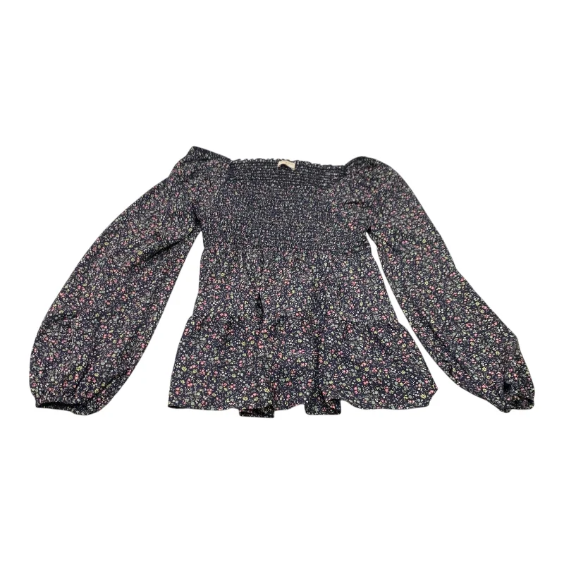 Top Long Sleeve By Hailey and Co In Floral Print, Size: S