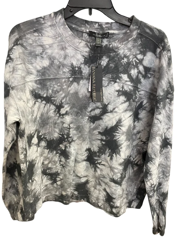 Top Long Sleeve By Banana Republic In Tie Dye Print, Size: S