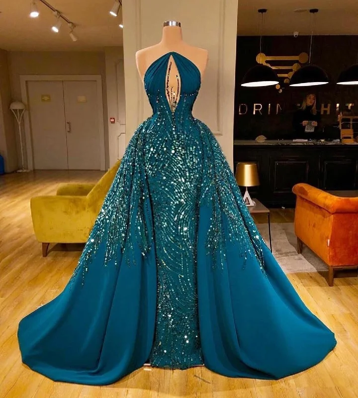 beaded prom dress, evening dresses , navy blue prom dress, crystal prom dress, mermaid evening dress, formal dress, arabic party dresses gh2181