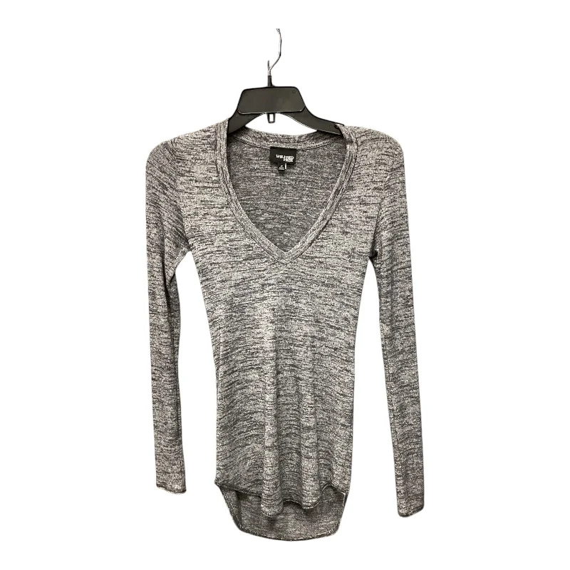 Top Long Sleeve By Wilfred In Grey, Size: Xs