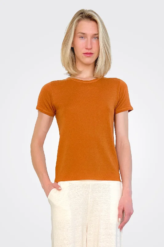 Crewneck Tee - Terracotta