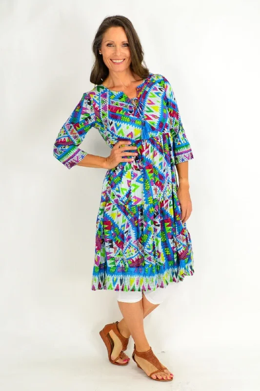 Mexican Festival Tunic Dress