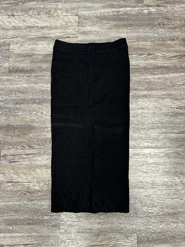 Skirt Maxi By Zara In Black, Size: S