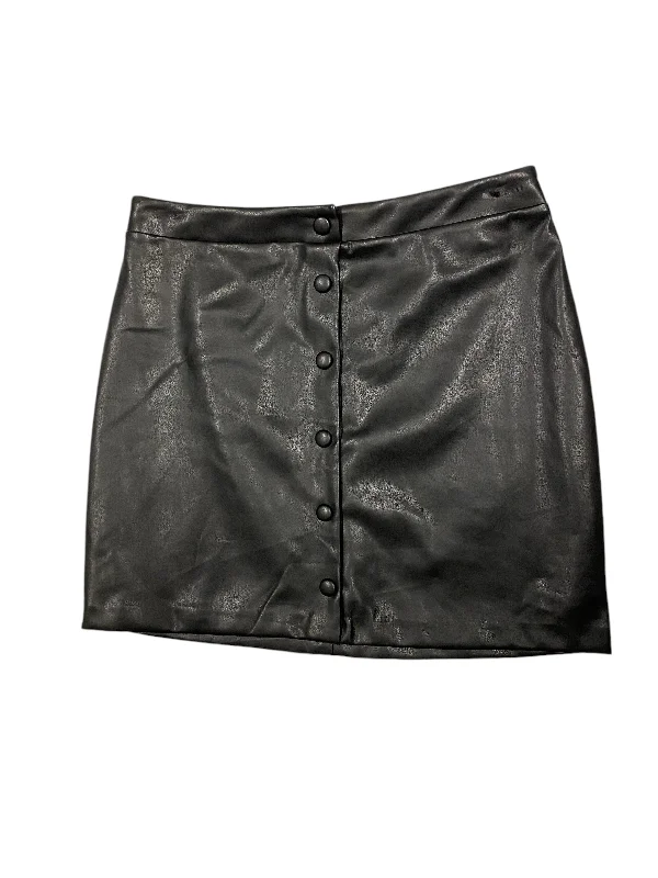 Skirt Mini & Short By Loft In Black, Size: 10