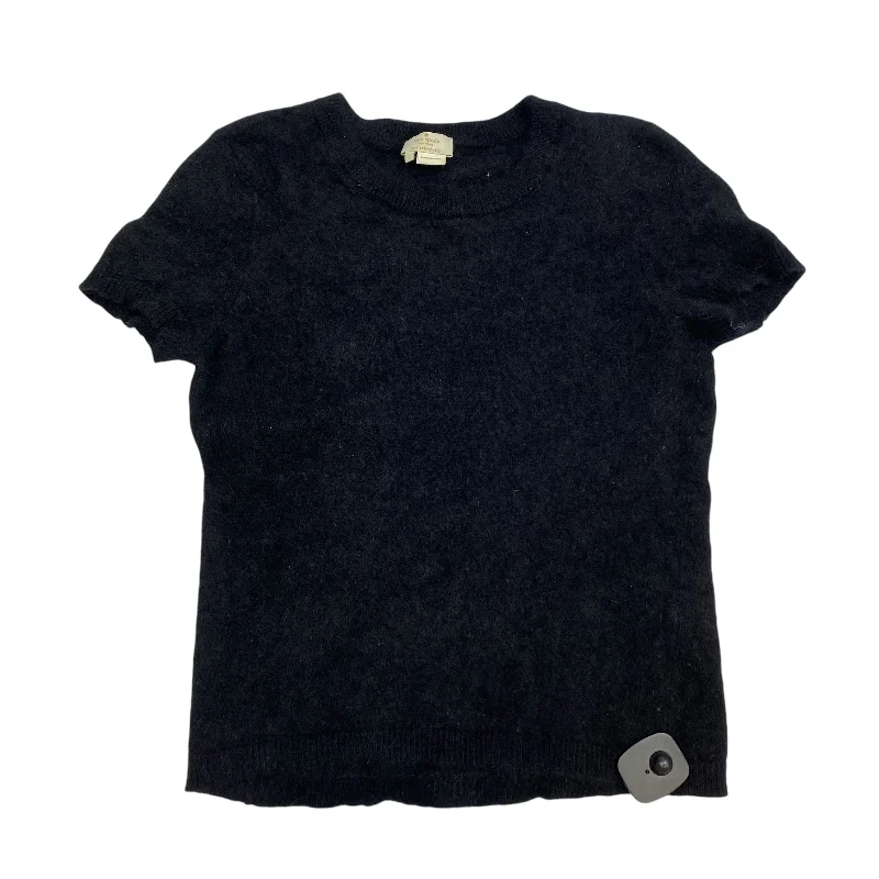 Top Short Sleeve Designer By Kate Spade In Black, Size: L