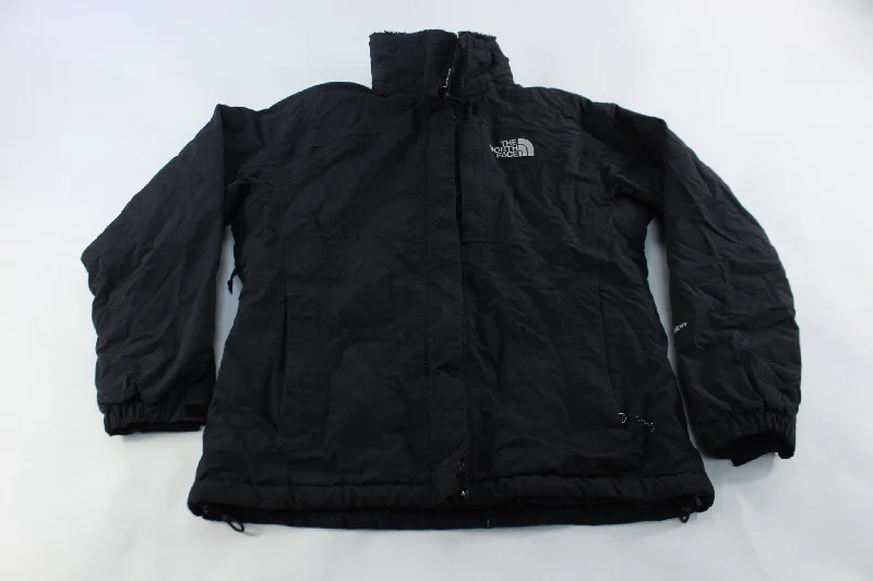 Women's The North Face Embroidered Logo Black Jacket