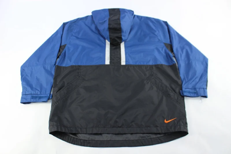 Youth Nike Embroidered Logo Half Zip Jacket