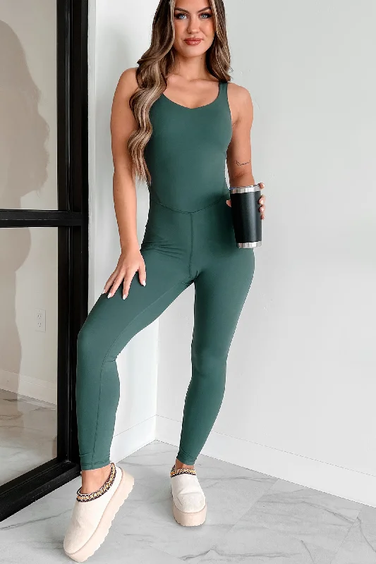 Made For Movement Active Jumpsuit (Smoked Spruce)