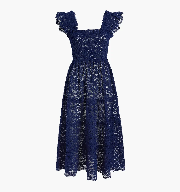 Navy Lace