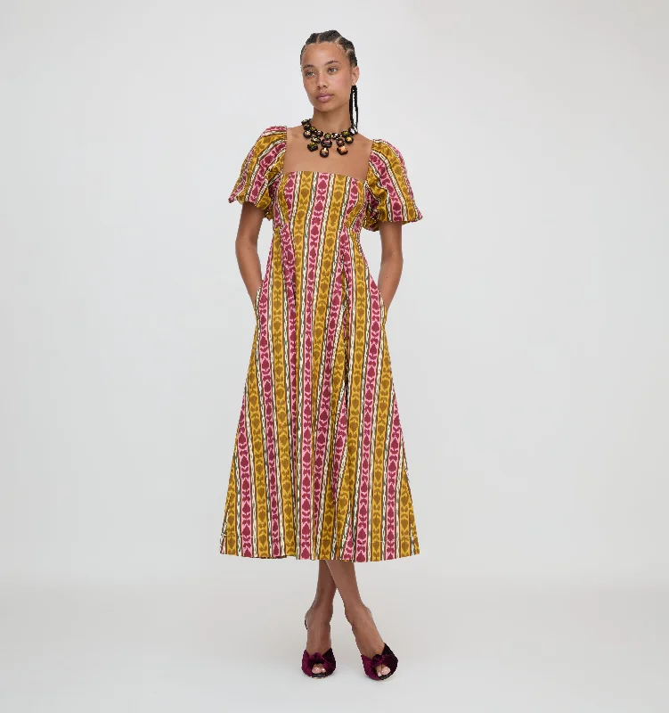 The Matilda Dress - Ikat Topiary