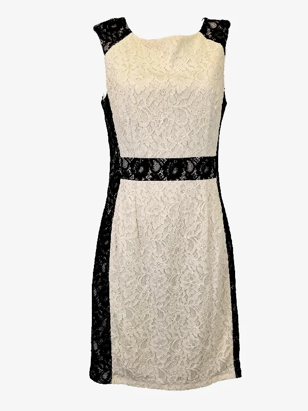 Montique Graceful Lace Office Midi Dress Size 8