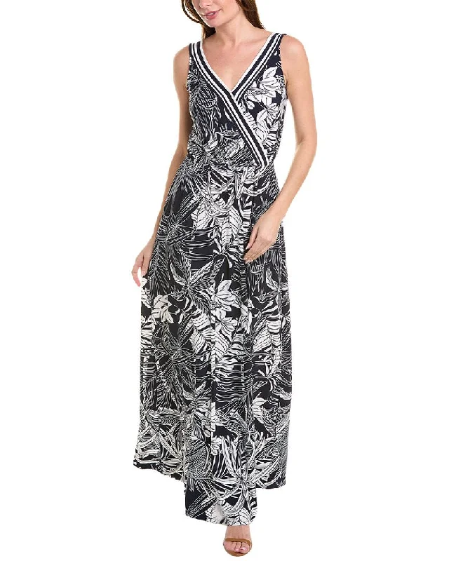 Joseph Ribkoff Palm Maxi Dress