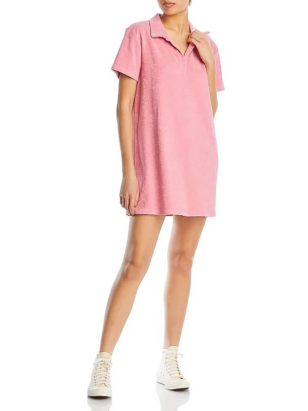 Womens Polo Mini Shirtdress