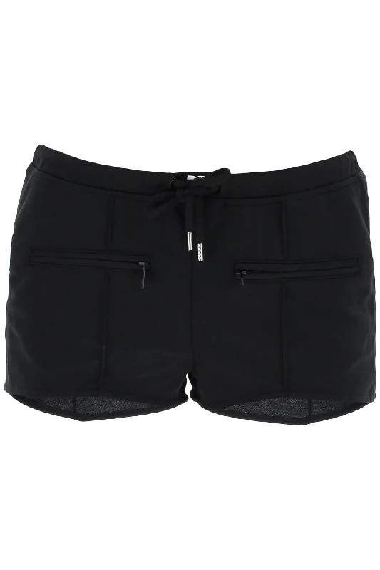 Courreges Women's "Jersey Interlock Mini Shorts