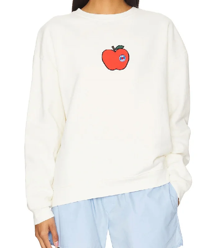 Big Apple Oversized Sweatshirt In Cream