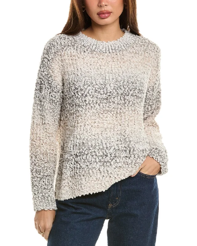 Bobeau Popcorn Knit Sweater