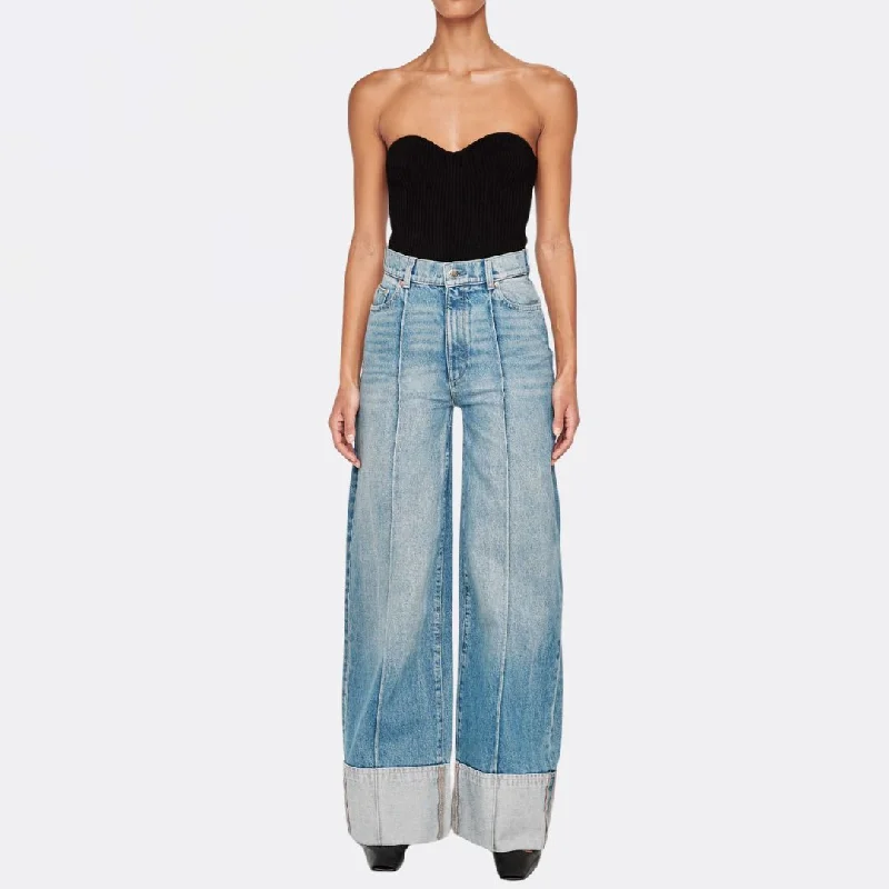 Hepburn Wide Leg (Springdale Cuffed)