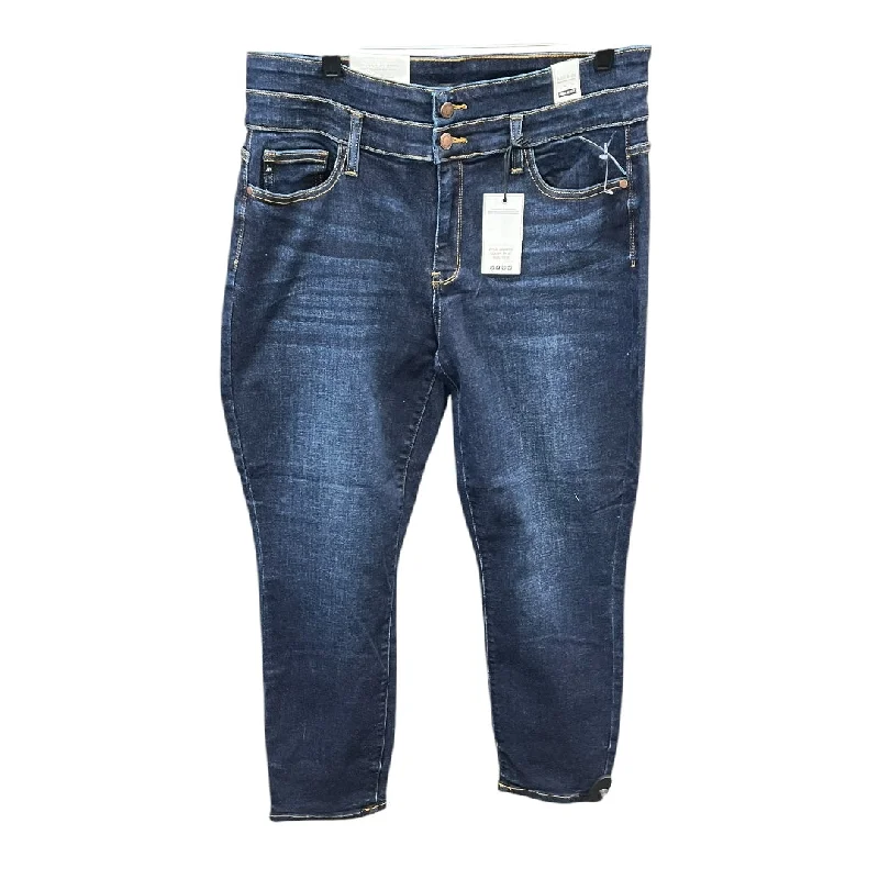 Jeans Boyfriend By Judy Blue In Blue Denim, Size: 14