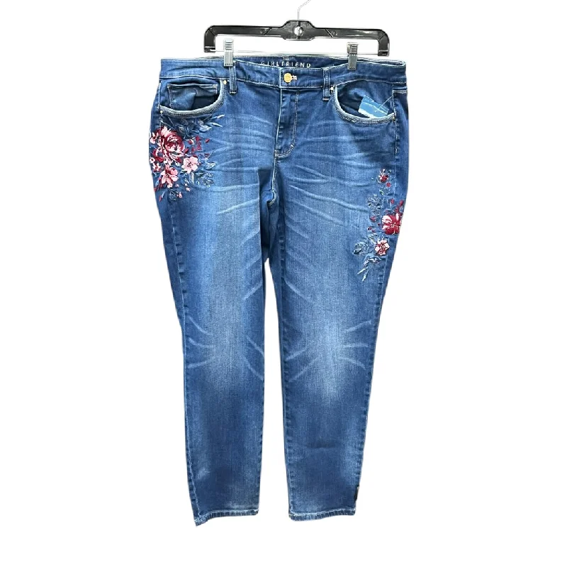 Jeans Boyfriend By White House Black Market In Blue Denim, Size: 14