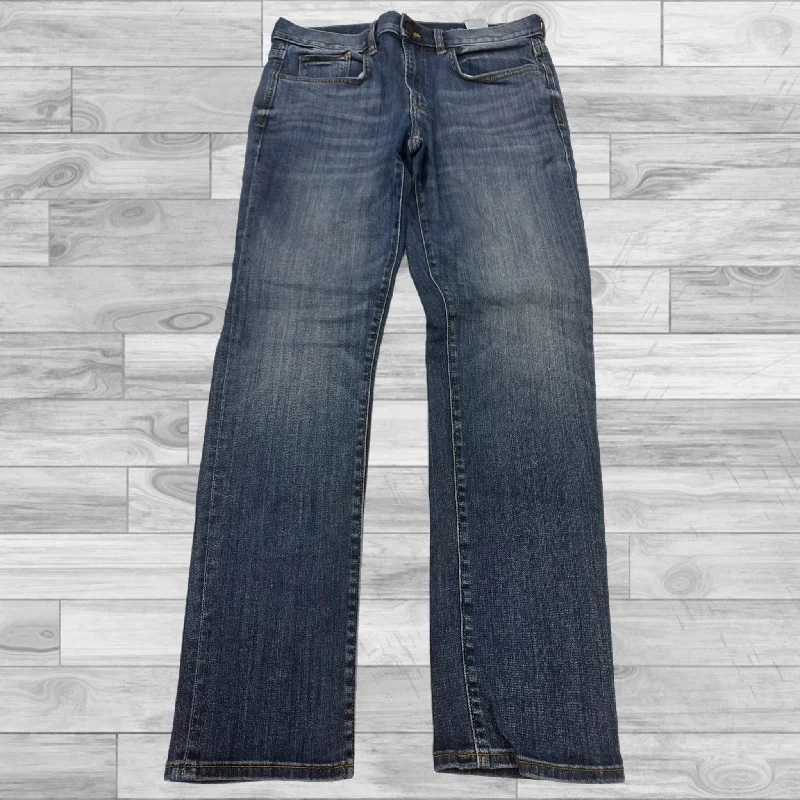 Jeans Skinny By Banana Republic In Blue Denim, Size: 12