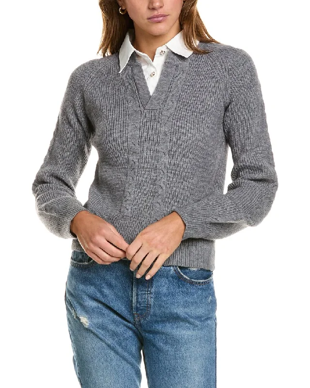 Nanette Nanette Lepore Collared Sweater