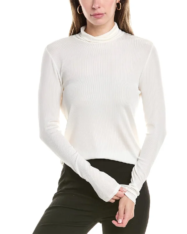 St. John Turtleneck Stretch Top